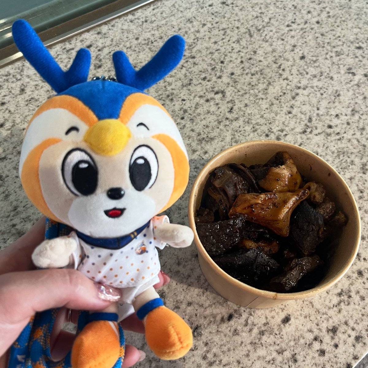 ___12vv's tweet photo. 念願のモツマミ！
久しぶりのビーフwithライス！
もぐもぐっ🫶
#ＪリーグオールスターDAZNカップ https://t.co/rgFffEVS4A