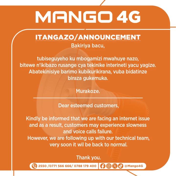 Mango4G's tweet photo. ANNOUNCEMENT (13/06/2026) https://t.co/GU0G7GdqiK