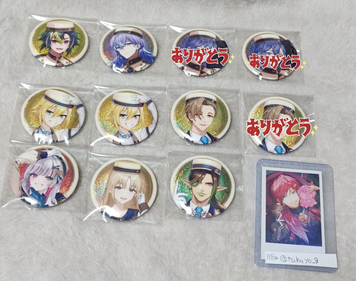 tukuyo_8's tweet photo. 【交換】にじさんじ　缶バッジ　ビスケット　vol.2

譲:画像1
求:画像2

🚹は🚹同士での交換のみ
お気軽にお声掛けください https://t.co/xGmnps676A