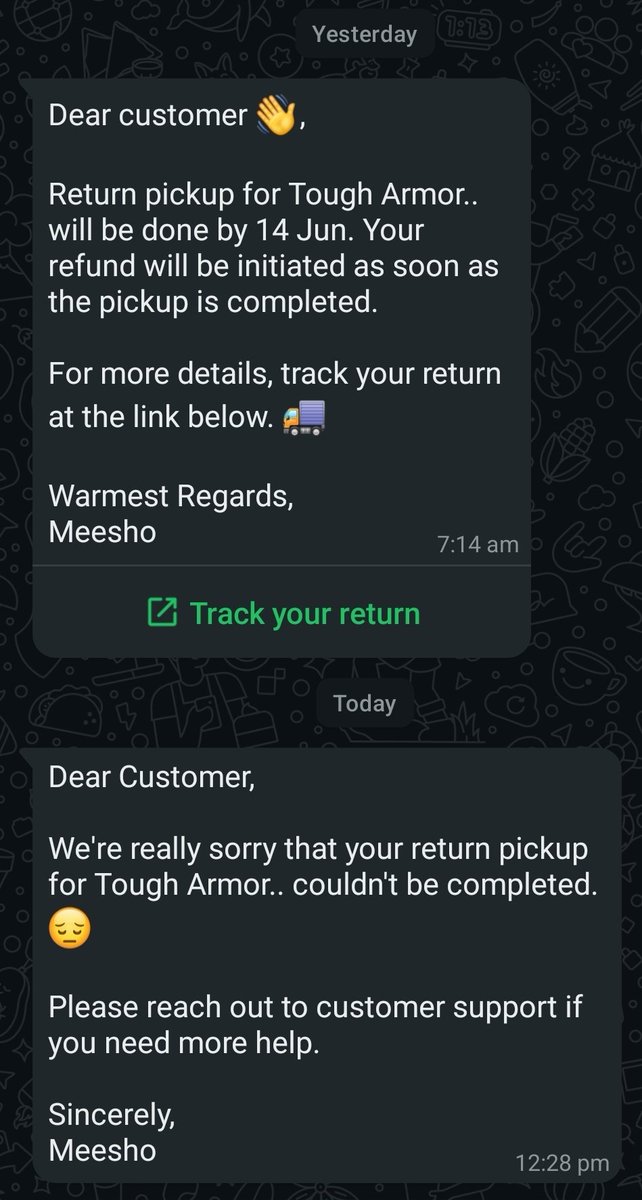 SumitKumar28837's tweet photo. @dev_ritesh @Meesho_Official @Ravindr41888772 @meesho_support @vidit Unstall kar do bekar app hai fraud co. hai bhi ajj itne din baad return reject kar deya fake company https://t.co/ejBWuamsSD