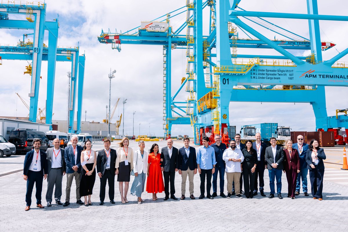 APMTerminals's tweet photo. Trade in Brazil is gaining new momentum. APM Terminals Suape will help connect Pernambuco to global markets. https://t.co/nU3GJBTDV0 https://t.co/eMgRrWUe1f