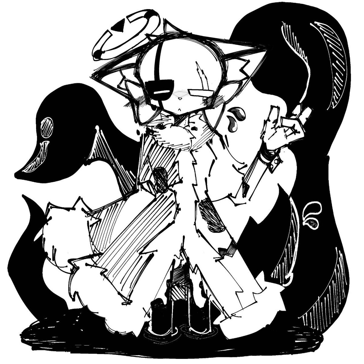 masamasaC_C's tweet photo. 表情描くのって大変すねぇ https://t.co/h1SV0Ro8Vz