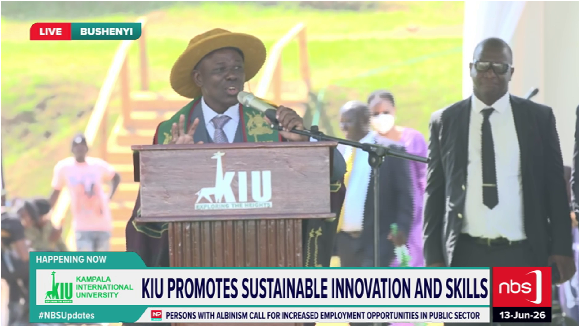 nbstv's tweet photo. Al Hajj Hassan Basajjabalaba: Abolishing medical internship allowances would be a mistake.

@kiuvarsity 

#KIU33rdGrad #NBSUpdates https://t.co/Ywb4X02SUR
