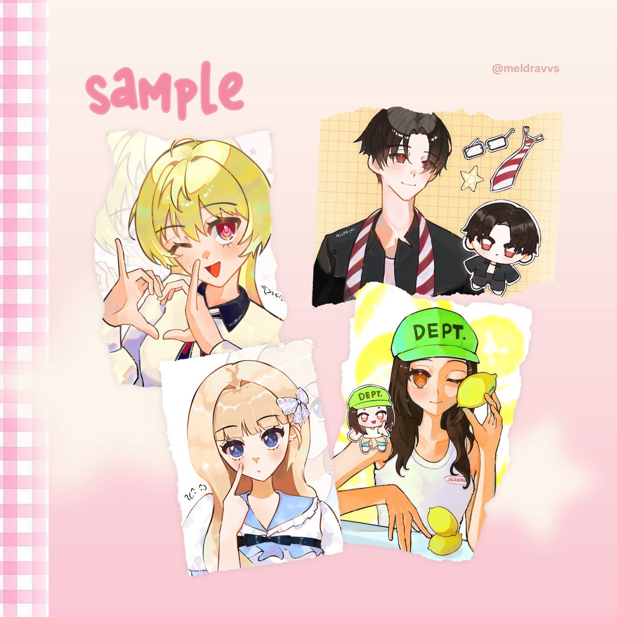meldravvs's tweet photo. (rts &amp; likes are appreciated)

COMMISSIONS OPEN!
hiyaaa i havent been accepting commission in a while so ur interest is very appreciated ٩(ˊᗜˋ*)و ♡ 
✦ local via dm
✦ intl via https://t.co/iCm6Cv1Vc6

#vgencomm #artcomission #comissionopen #artidn #zonauang https://t.co/BLqJgFcS2F