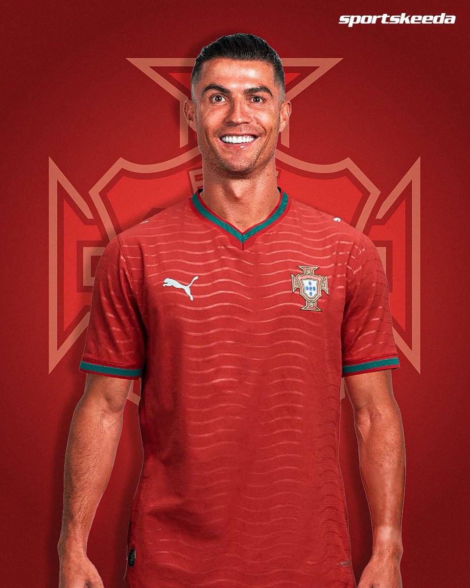 trad_west_'s tweet photo. Portugal's team jersey in the Fifa World Cup is Christian. It features: 

>The Cross of the Order of Christ, the same cross Portugal used in the age of discovery.

>The five small blue shields in the center represent the five Moorish kings defeated in the Reconquista

>Inside each of the blue shields are five white dots, which symbolize the Five Holy Wounds of Christ and the 30 pieces of silver used to pay for our salvation.

Portugal is a deeply Catholic country 🇵🇹✝️