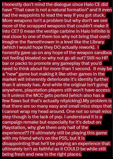 NvllCherry's tweet photo. @Gaywave69420 If I turn off sprint, will the projectile velocity and base movement speed be adjusted to even it out? 60 RD AR likely wont have piercing rounds like the original did, you didn't address much on the art direction or how it completely misses the mark with the forerunner buildings https://t.co/MtV84Ny4sl
