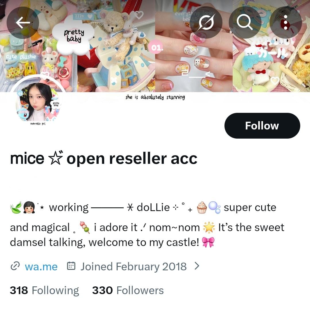 dèv🐣 promosi di @kajeuhwa tweet media
