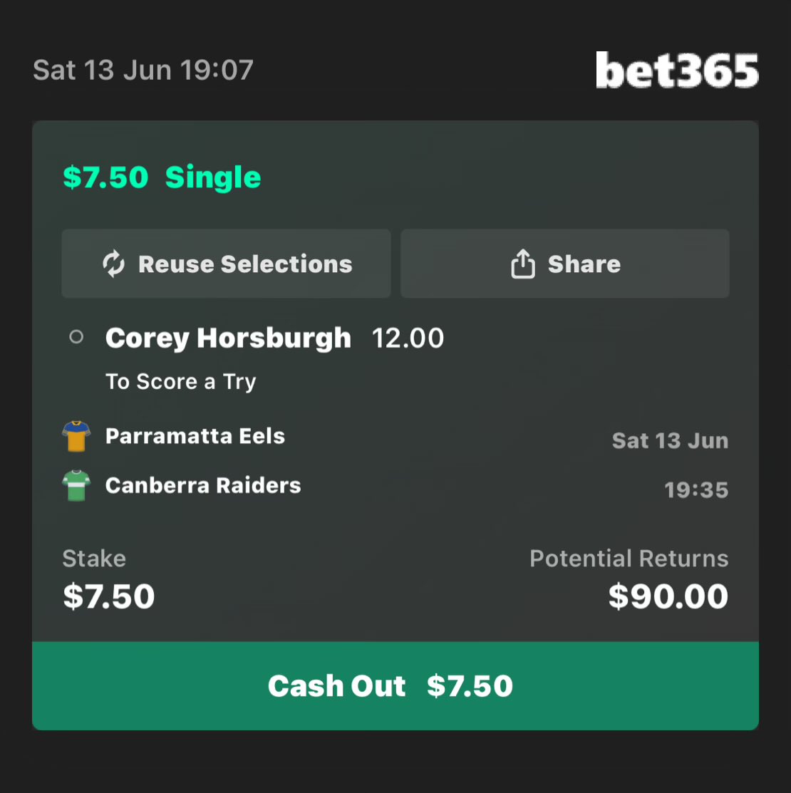 durrymunchas's tweet photo. Eels vs Raiders 

Joash Papalii 

Roughie: Corey Horsburgh

Add To Your Bet Slip - https://t.co/Xiwl0ewBMB

Add To Your Bet Slip - https://t.co/rQJ0orX0O9 https://t.co/CNfCIyNOiV