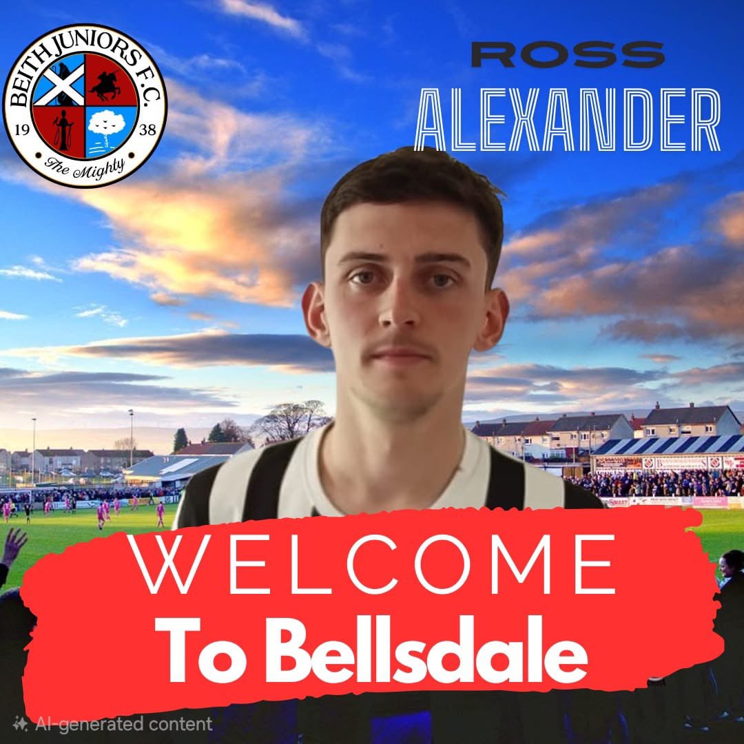 BeithJuniorsFC's tweet photo. NEW SIGNING ‼️

Beith Juniors are delighted to announce the signing of Ross Alexander 🫱🏻‍🫲🏼

The midfielder spent 3 Seasons at Clydebank before spells at Rossvale in the WoSFL Premier and Broomhill in the the Lowland League. Recently he had stepped back to play for successful https://t.co/IpmYALVjoG