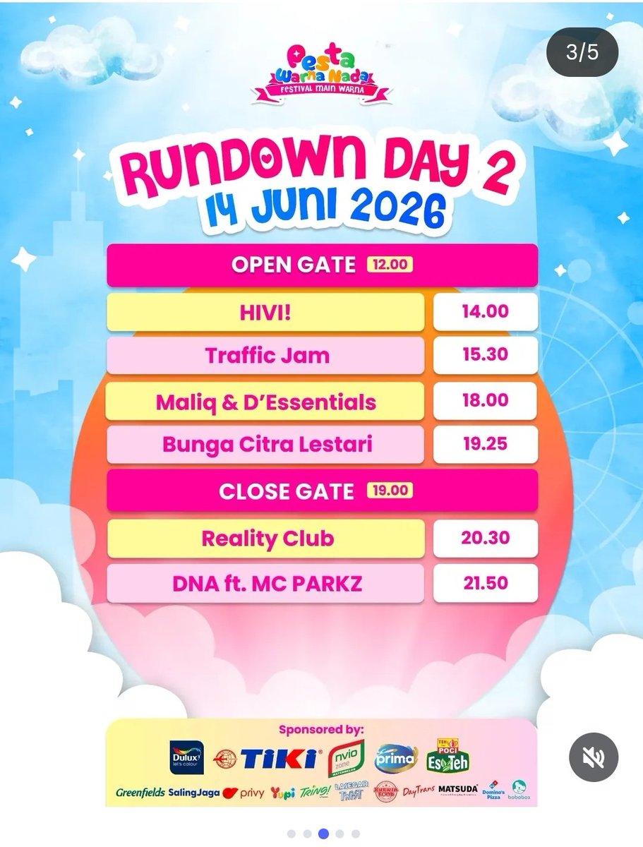 decopottery's tweet photo. Wts pesta warna nada UNDERRICE 2 DAY PASS 100k aja. Kirim etiket. Bayar after scan dan berhasil masuk trusted https://t.co/sVdLPUUv6U