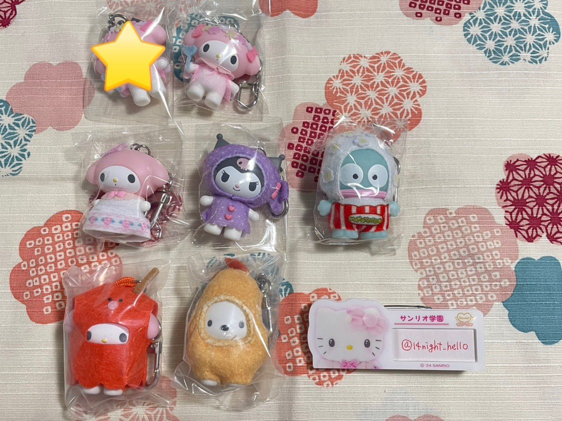 14night_hello's tweet photo. @1 【交換】サンリオ ちびっともシリーズ キーホルダー

譲)マイメロディ、クロミ、ハンギョドン、ポチャッコ

求)レインコート:けろっぴ∞
＞画像③(緩募)

郵送対応 https://t.co/CGPtQA4zET