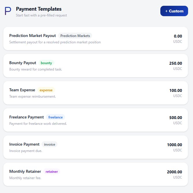 EGCrypt_'s tweet photo. Added a Prediction Market Payout template to Paynote. 
https://t.co/8cTgITskKi now has 6: invoice, freelance, retainer, bounty, expense, and prediction market settlement.

Small addition, but it tracks where Arc builders are heading. Prediction markets are becoming a real category here, and settlement needs a home.

If you're building a prediction market protocol on Arc and need a payout/settlement layer, this is exactly the kind of thing @Paynote_arc's recurring + webhook system can plug into.
