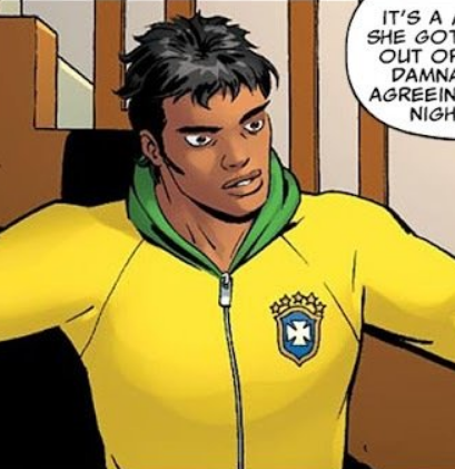 SiteJamesons's tweet photo. Hoje é dia de estreia do Brasil na Copa do Mundo! E você sabia que a Marvel tem um herói brasileiro que é jogador de futebol, mutante e já chegou a liderar os Vingadores?

Estamos falando do Mancha Solar, torcedor do Botafogo, membro fundador dos Novos Mutantes e um dos principais heróis negros da Marvel.

Seu poder é a capacidade de absorver energia do sol e transformar seu corpo em pura radiação solar. Quando ativado, ele ganha força sobre-humana, pode voar, disparar rajadas de plasma e até gerar calor suficiente para incendiar o que estiver por perto.

O verdadeiro nome do Mancha Solar é Roberto Da Costa, e ele é um dos principais personagens de X-Men '97.