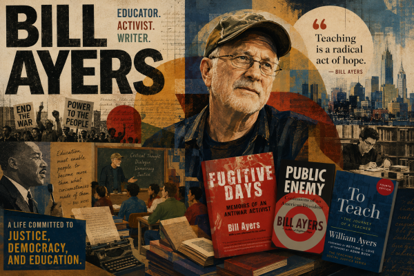 LAProgressive's tweet photo. Bill Ayers on Abolition, Education, and the Work of Building Movements
https://t.co/4XG772GUSA
Dick & Sharon: From Death Row to Freedom Schools: Bill Ayers on Building Movements, Changing Narratives, and Expanding Democracy. #abolition #mobilizing #billayers https://t.co/BmtGNIZlWq