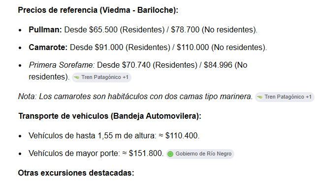 lfernandochi's tweet photo. @CaserezMaby @therealbuni tren patagonico, viajas de viedma a bariloche y cargas el auto sale menos que el combustible para recorrer los 1000 kilometros y el paisaje es muy lindo https://t.co/KwAIGVAnSs