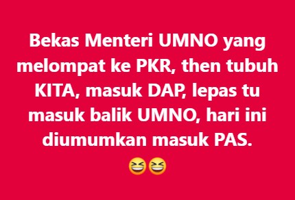 RajaMohdShahrim's tweet photo. Nilah tokoh politik 'besar' yang diumumkan masuk PAS😅🤣 https://t.co/7gB1TtUELK