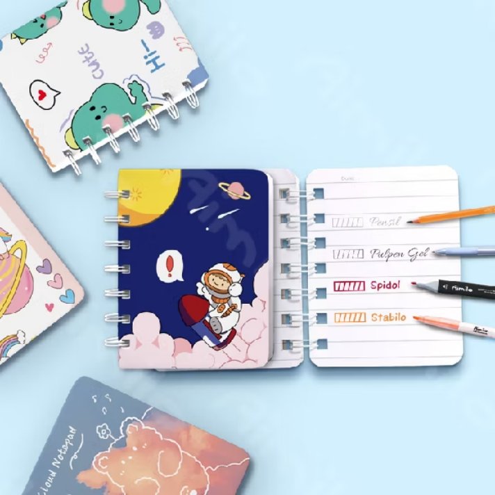 Ssweeetme's tweet photo. Notebook mini yang mudah dibawa kemana aja dengan tampilan yang lucu✨️ https://t.co/2cYINCwfPk