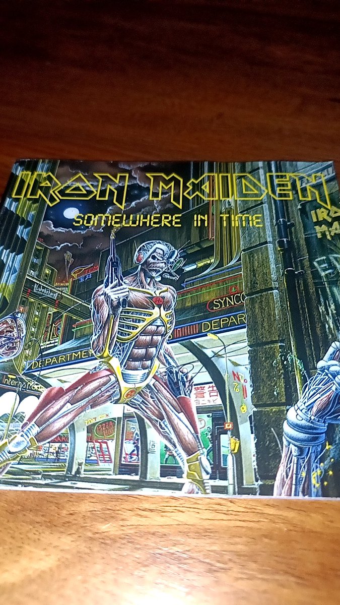 AndyLeRock's tweet photo. My All Time 250 Favourite Albums

135. Now Playing : Iron Maiden - Somewhere In Time

Iron Maiden's most underrated album? If not by the fans then certainly by the band as they rarely go near it. A phenomenal sounding collection of epic songs with some (for me) among the best they ever did.