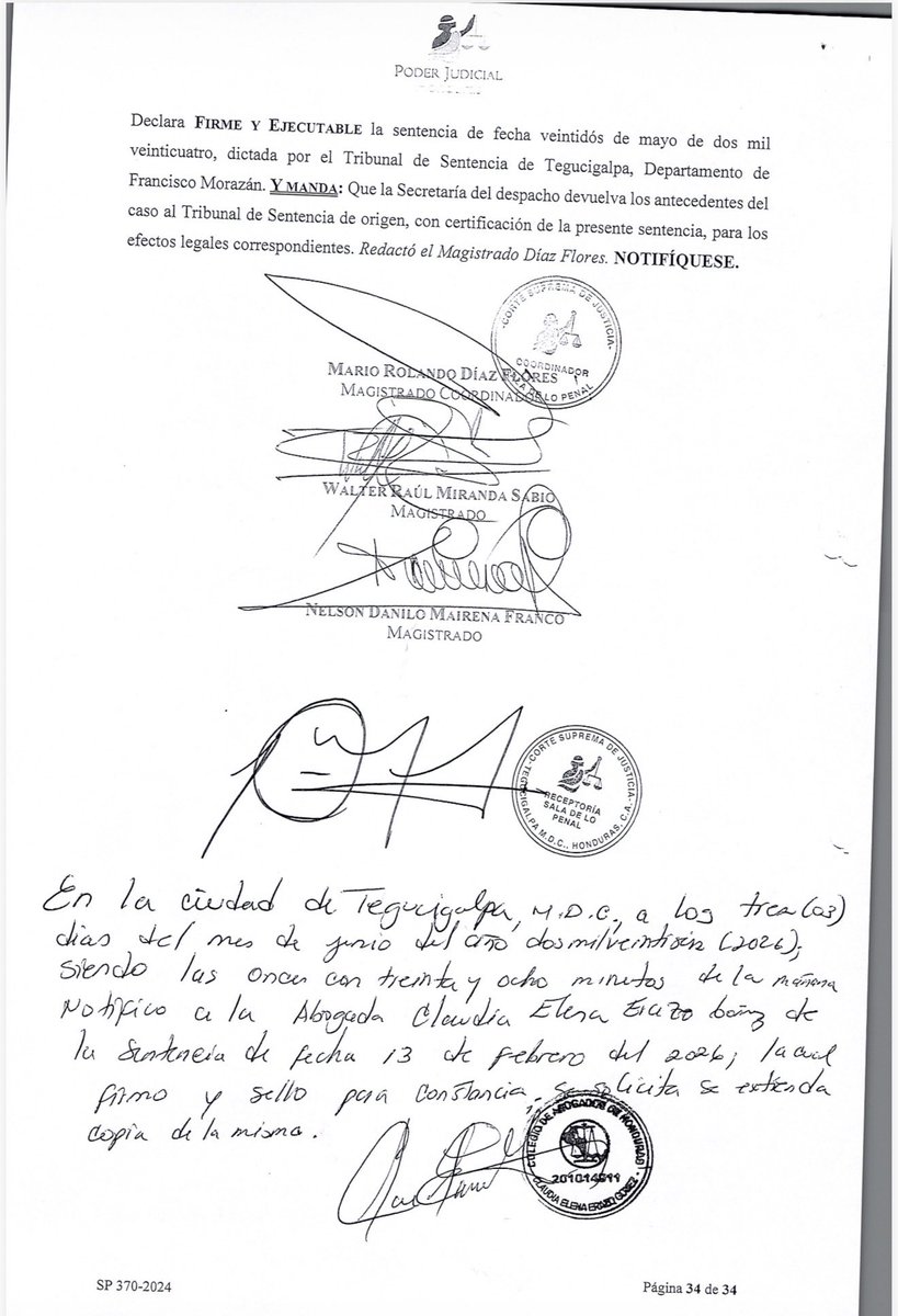darocohn's tweet photo. ZARPAZO A LA PRENSA: Se estrena @PJdeHonduras de Wagner Vallecillo ratificando condena contra el periodista José Carlos Panameño. Pésimo y brutal precedente contra la libertad de expresión. Como presidente del Tribunal de Honor del @ColegioPeriodi1 me solidarizó con panameño https://t.co/YslBNbU7si