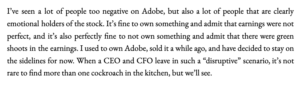 Invesquotes's tweet photo. Some expanded thoughts on $ADBE's earnings 👇

From my recent NOTW https://t.co/I1sbKRDBPo