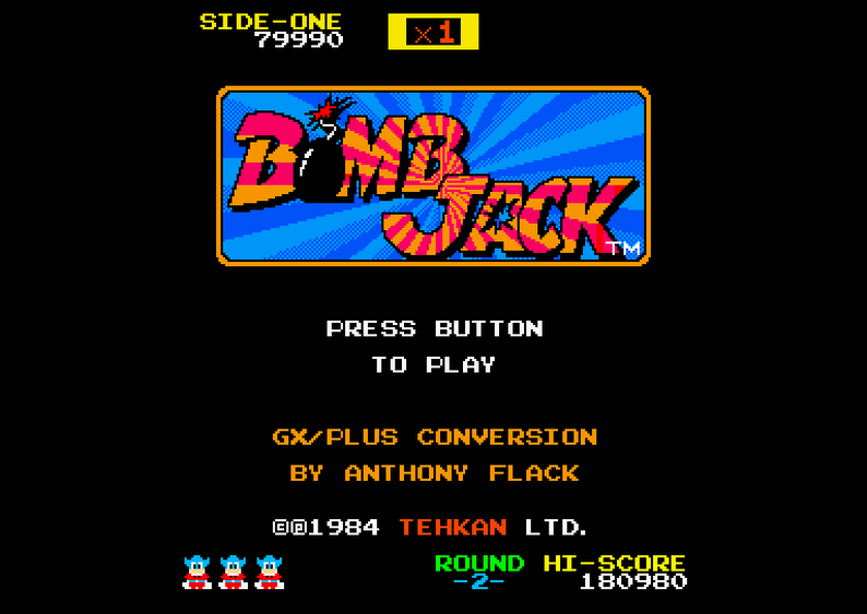vidaextraretro's tweet photo. Bomb Jack GX es una adaptación directa del juego arcade que aprovecha las características de Amstrad Plus o consola GX4000. 
¡Dale de comer a tu cartucho Pico-GX! https://t.co/ut5NGuX7rs