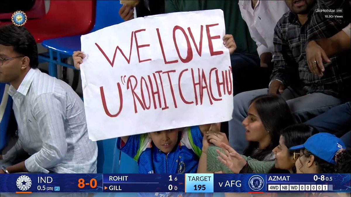 mufaddal_vohra's tweet photo. ‘We love you, Rohit chachu’ poster. 😄 https://t.co/qnrk30fhXj
