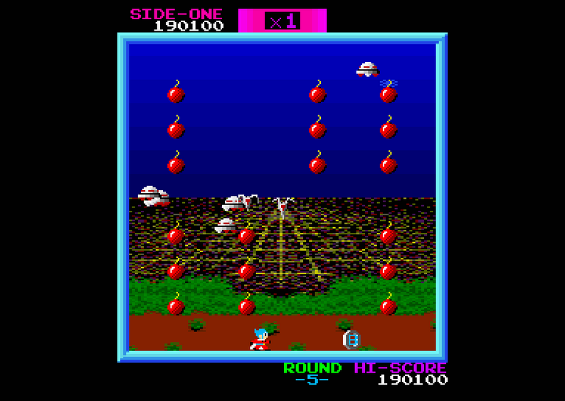 vidaextraretro's tweet photo. Bomb Jack GX es una adaptación directa del juego arcade que aprovecha las características de Amstrad Plus o consola GX4000. 
¡Dale de comer a tu cartucho Pico-GX! https://t.co/ut5NGuX7rs