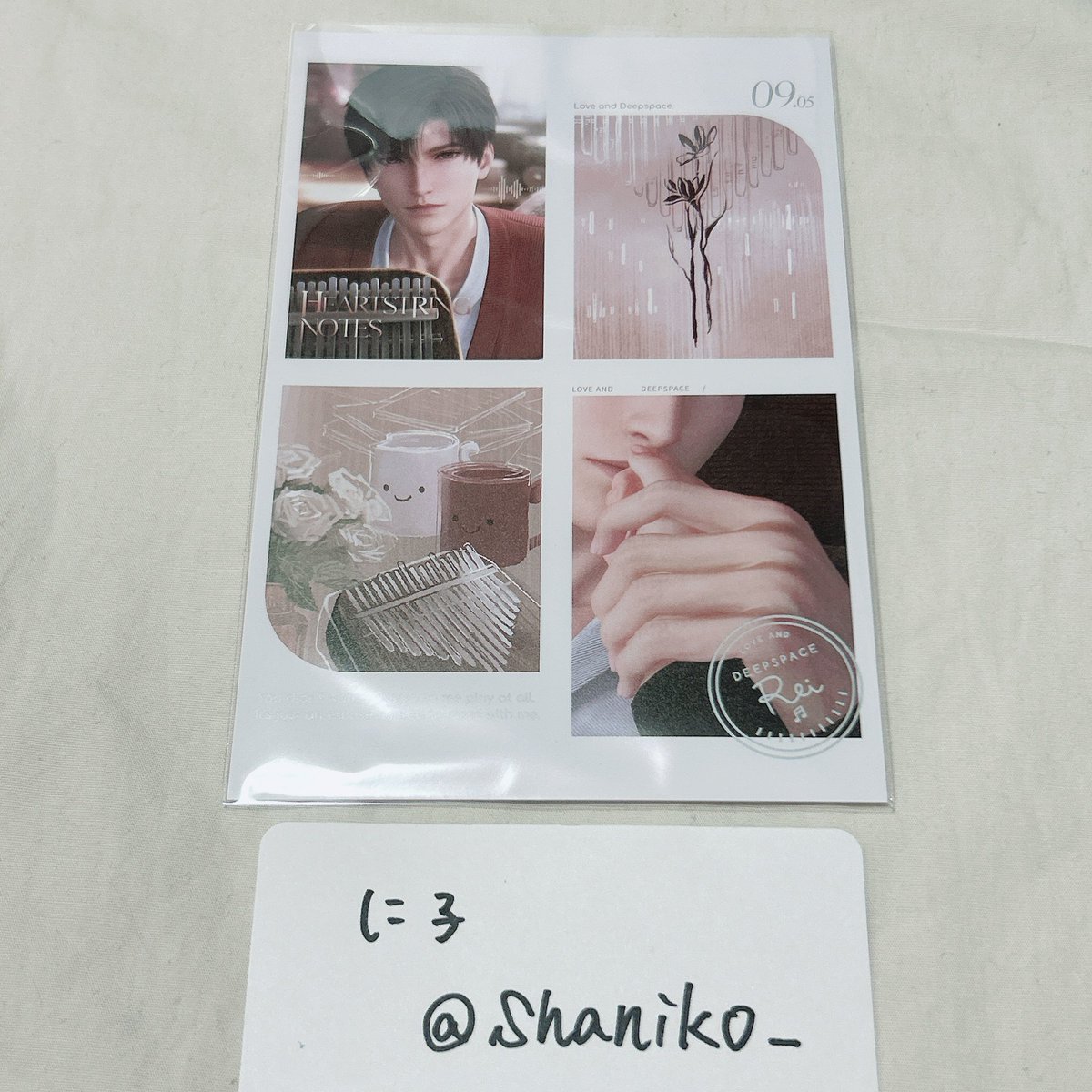 Shaniko_'s tweet photo. @1 【交換】恋と深空 まねきねこ ポストカード ポスカ

譲…レイ
求…セイヤ

郵送、または仙台手渡し（日付要相談）
検索からでもお気軽にお声がけ下さい。 https://t.co/tWURHco1ek