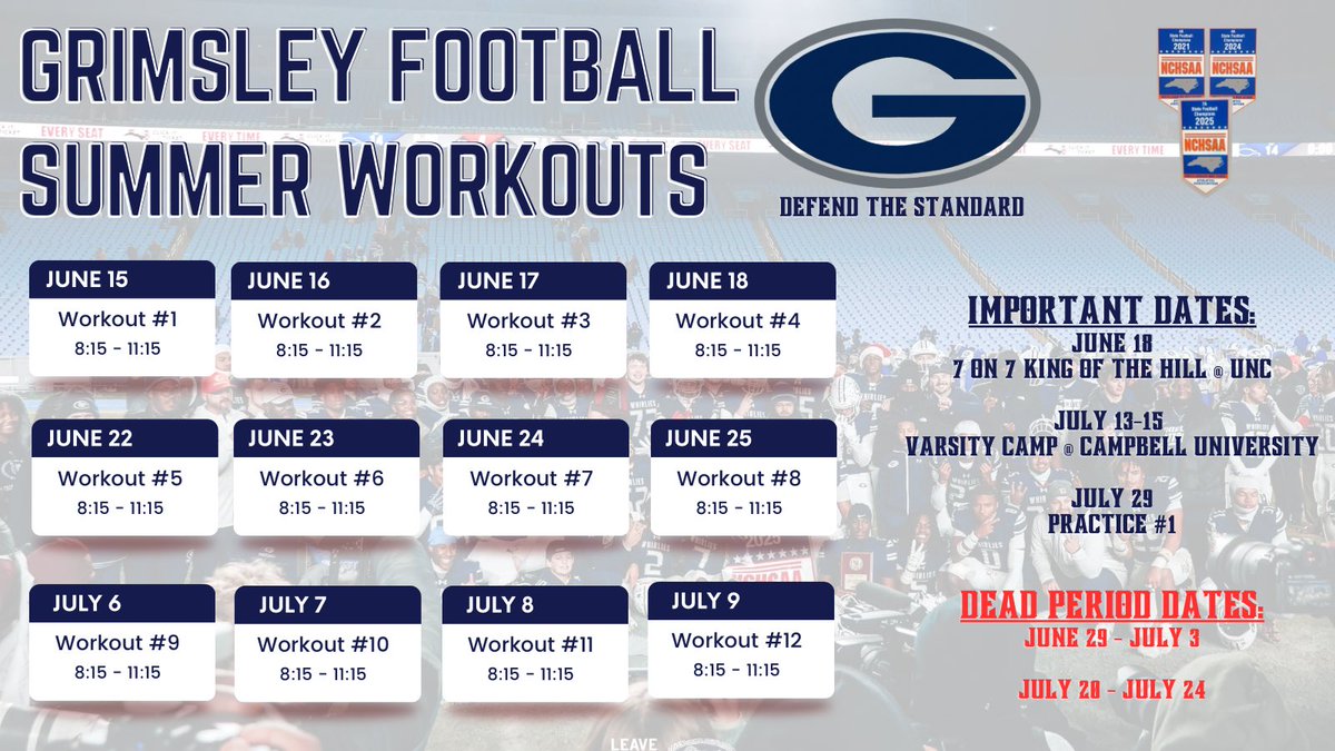 Grimsley Football tweet media