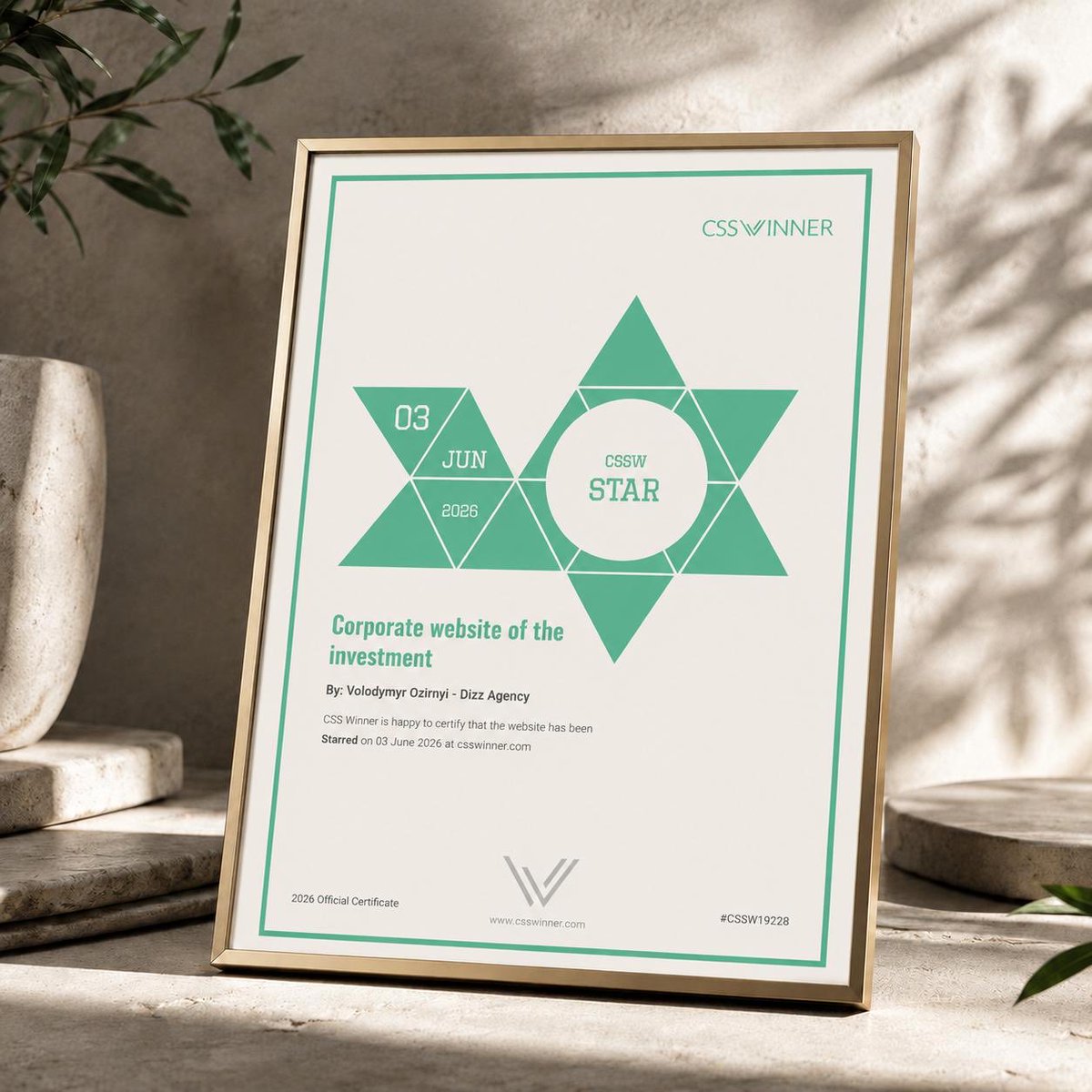 AgencyDizz's tweet photo. 🏆 Our "Corporate Website of the Investment" project has won the CSSW Star Award from CSS Winner.

Big thanks to the CSS Winner jury and our amazing team.
🔗 https://t.co/DQgTk7HJ2y

#CSSWinner #CSSWStar #WebDesign #UXDesign #Fintech https://t.co/4NOY6VU5HH