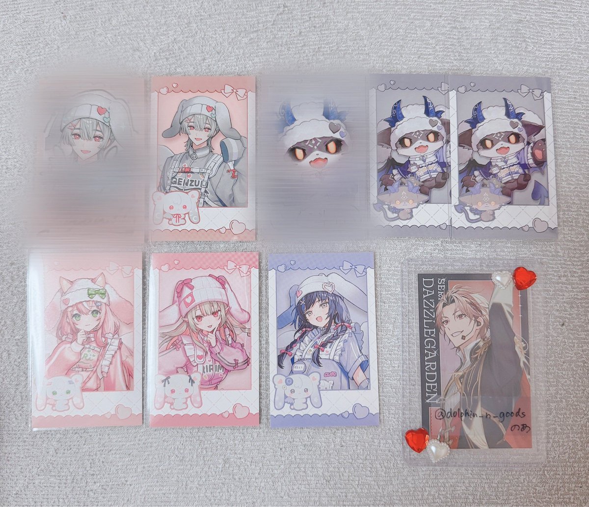 dolphin_n_goods's tweet photo. 【交換】にじさんじ Angelic Dream ランダムチェキ風カード トレカ

譲→画像参照

求→同異種 IDカードの方

都内手渡し又は郵送。
ご不快でなければ比率違い可。
検索からでもお気軽にお声かけください。 https://t.co/hE8G7oeFtB