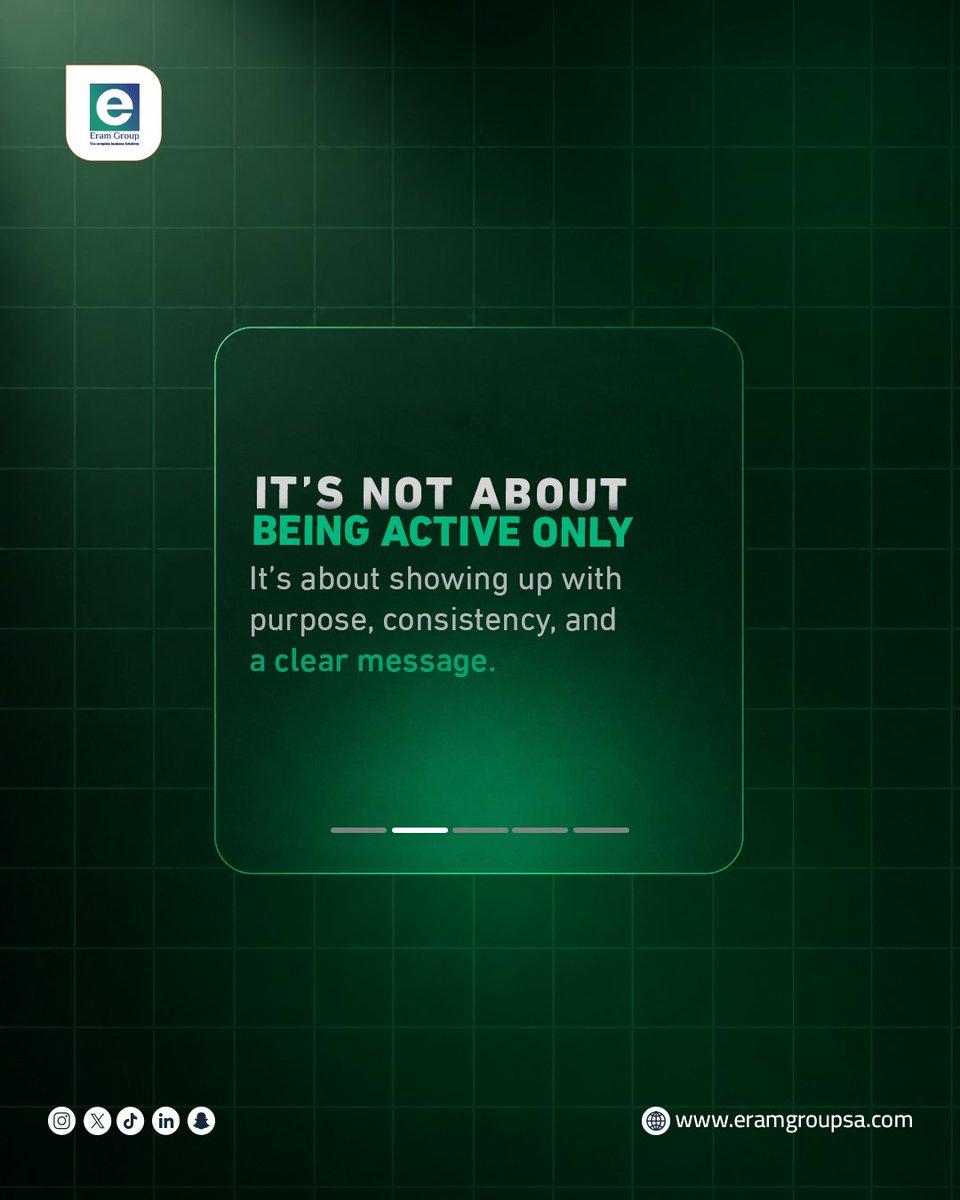 eramgroup_sa's tweet photo. Social media is where brands build trust, shape perception, and stay connected with their audience. 🎯

With the right strategy and content, visibility becomes growth.

Build a stronger digital presence with Eram Group. https://t.co/HYg9Rc0TOV