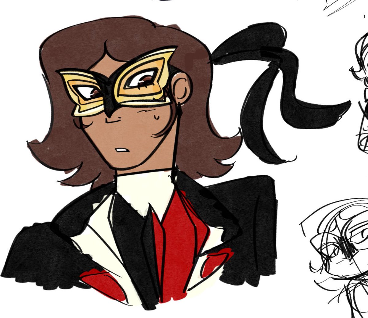 thewintermole's tweet photo. I'm working on my fuckass P2x5 swap AU again, why did J make him so beautiful FUUCCKK #p2 https://t.co/FphnYQg2tm