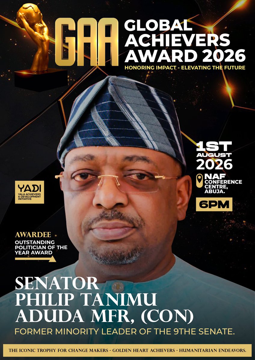 mrodeyduncommon's tweet photo. As Senator Philip Tanimu Aduda (CON) marks another year of life, his remarkable journey in Nigerian politics serves as a beacon of hope and inspiration, illuminating the Federal Capital Territory (FCT) with unwavering commitment and tireless dedication. https://t.co/ey7zcjlxOj