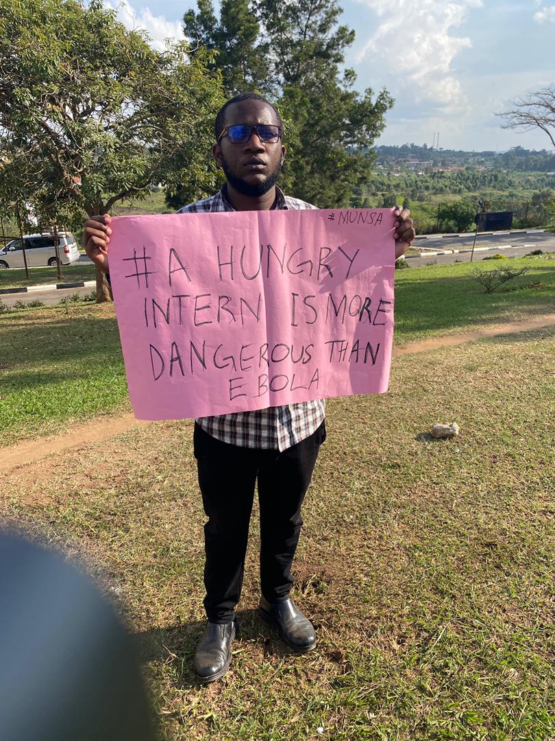 MbararaNursing's tweet photo. "NO FREE LABOUR! If interns are essential enough to care for patients, they are essential enough to be paid.
@ @ 
Internship Is Service, Not Sponsorship—Pay All Interns Equally
@MinofHealthUG @Parliament_Ug @Educ_SportsUg @unmauk_cic @UNMC_Ug @ntvuganda https://t.co/j66uXvHjlR