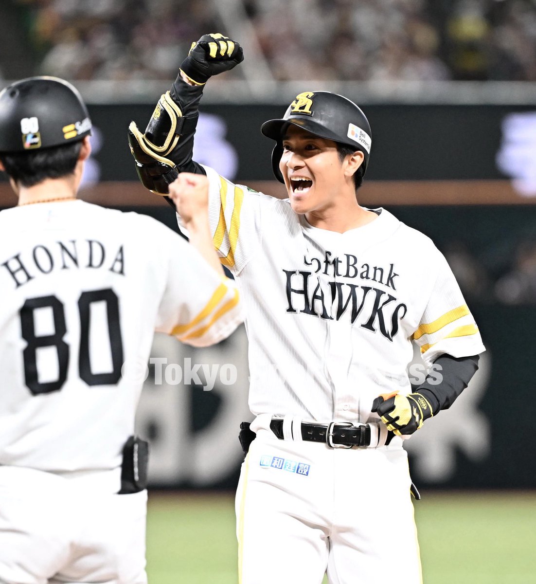 柳町達　フォト プロ野球】2026年6月13日 #ソフトバンク x ヤクルト #柳町達 #sbhawks