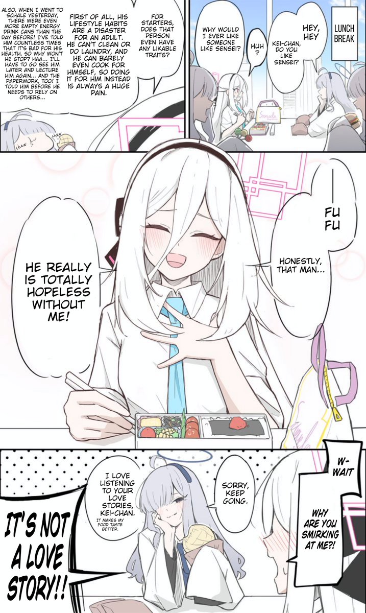 Modieglh's tweet photo. [EN version]
Artist comment: Please don't use my story as a side dish for your food!!!

Original art by: @/Daaaaaaaaai3
🙂‍↕️ https://t.co/rymP2Uy3JO