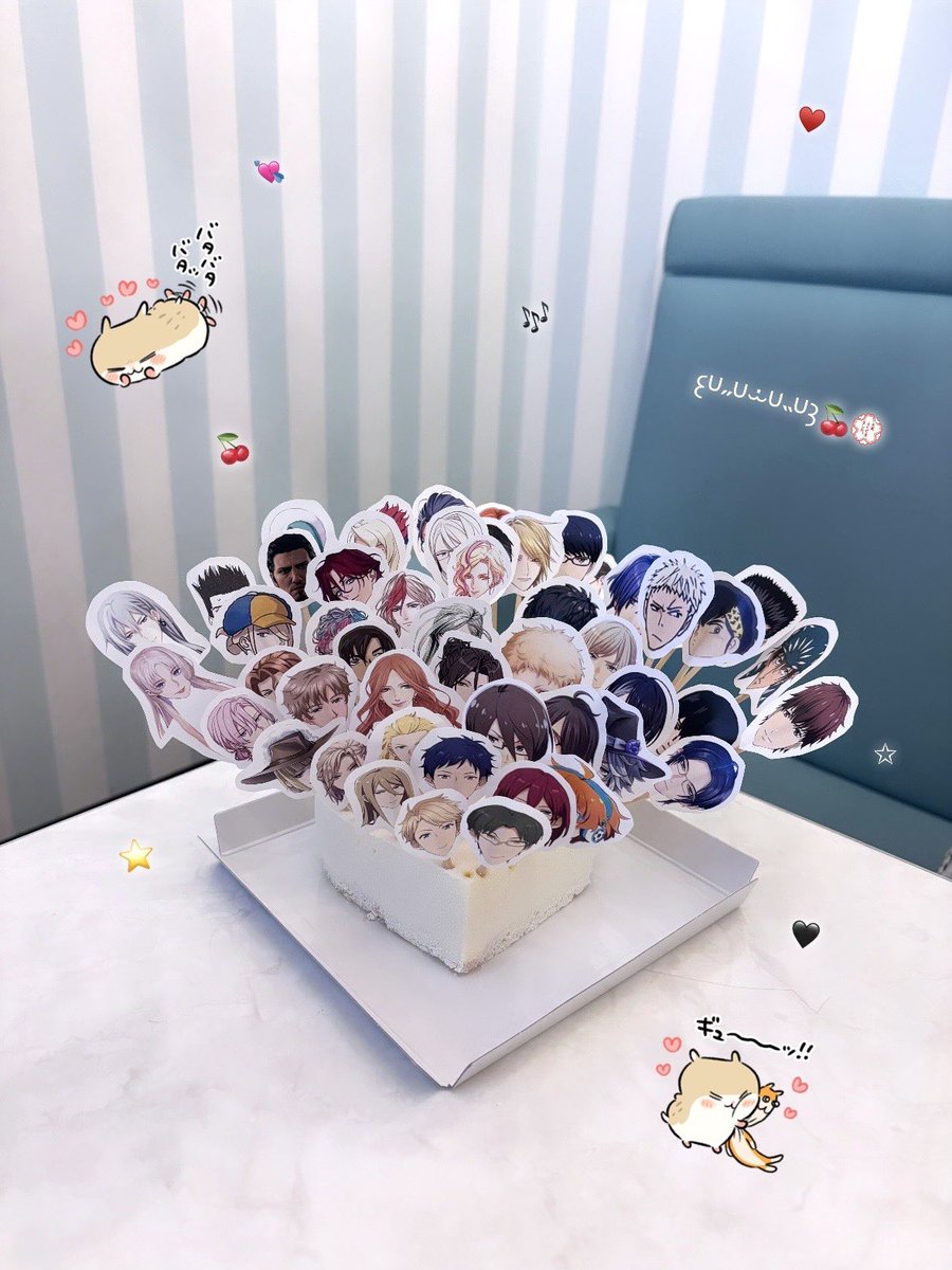 f_tza1's tweet photo. 好みのタイプが分かりやすいオタク2人のヒアミーアウトケーキ(ᐡ•ω•)ﾉ🍒♥ https://t.co/E0DwqmWcnt