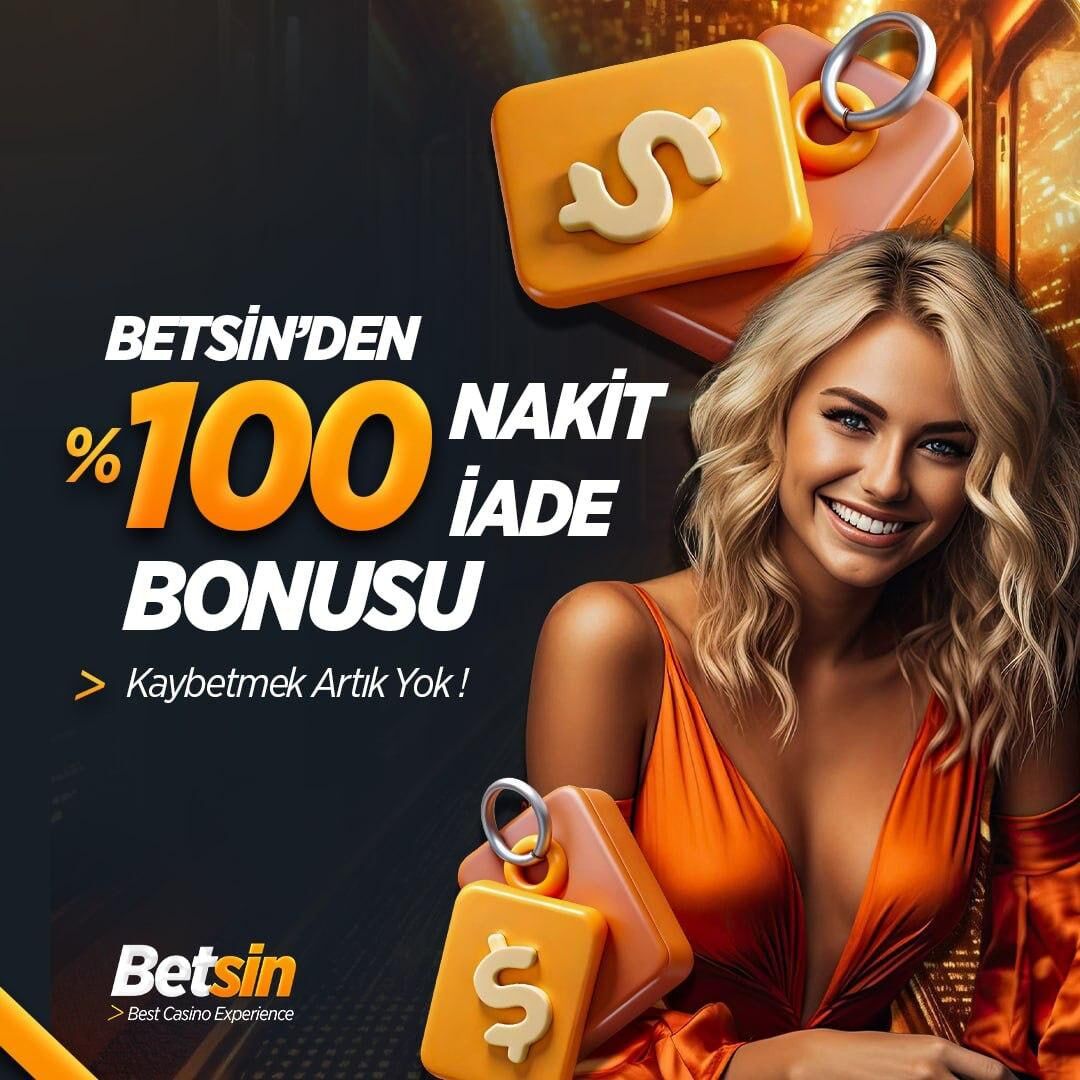 Betsinresmii's tweet photo. 💸 Betsin’den %100 Nakit İade Bonusu fırsatı!

🔥 Kaybetmek artık yok, avantaj seninle.

🎁 Bonusunu al, fırsatı kaçırma.

✅ Hemen şimdi başla!

✅ Güncel 𝗚𝗶𝗿𝗶𝘀̧ : https://t.co/nqeezQua8N

#nakitiade #bonus #betsin #denemebonusu https://t.co/jJ6psgCEJq