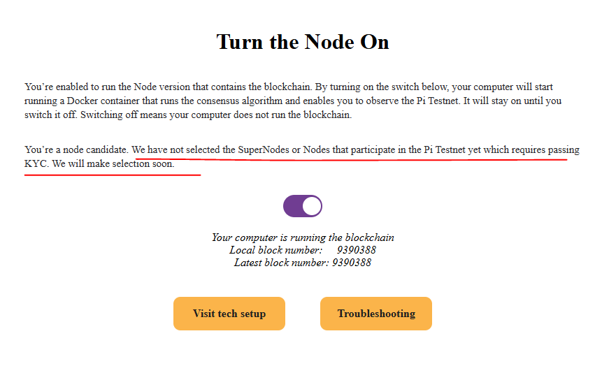 amr_nannaware's tweet photo. 💬 PIONEERS — If Mainnet is already on Protocol 24 and our nodes run compatible software, why can’t community nodes join consensus yet? 🤔

📸 These screenshots from the Node app say it all:
✅ “Your computer is running the blockchain” – local block matches latest
❌ “We have not selected SuperNodes or Nodes… yet. We will make selection soon.”
📋 The “Future Pipeline” still lists:

· Enable Mainnet node operation
· Define SuperNode selection criteria
· Decentralization guidance after Open Network

So here’s the hard truth:
Even after v24, v25, v26… decentralization is still a long way to go, Pioneers. 😤
No clear criteria, no timeline, no transparency.

😂 Some Pioneers say asking questions is a crime 🤡 – and the “patience monk” Pioneers still don’t realize the project has 2–3 more years before decentralization actually happens.

👇 What specific milestone is still preventing community nodes from joining Mainnet consensus? Drop your theory below. 🔁

#PiNetwork #DecentralizationWhen @PiCoreTeam