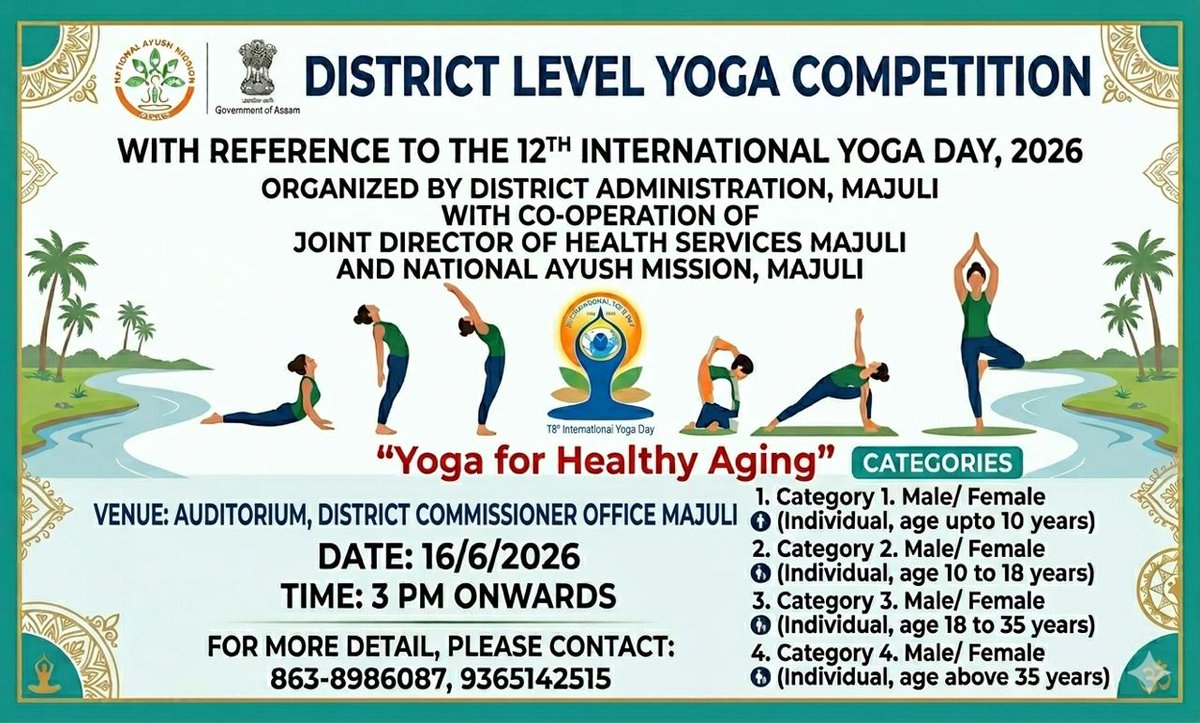 DcMajuli's tweet photo. #internationaldayogyoga https://t.co/6rBV0niI71