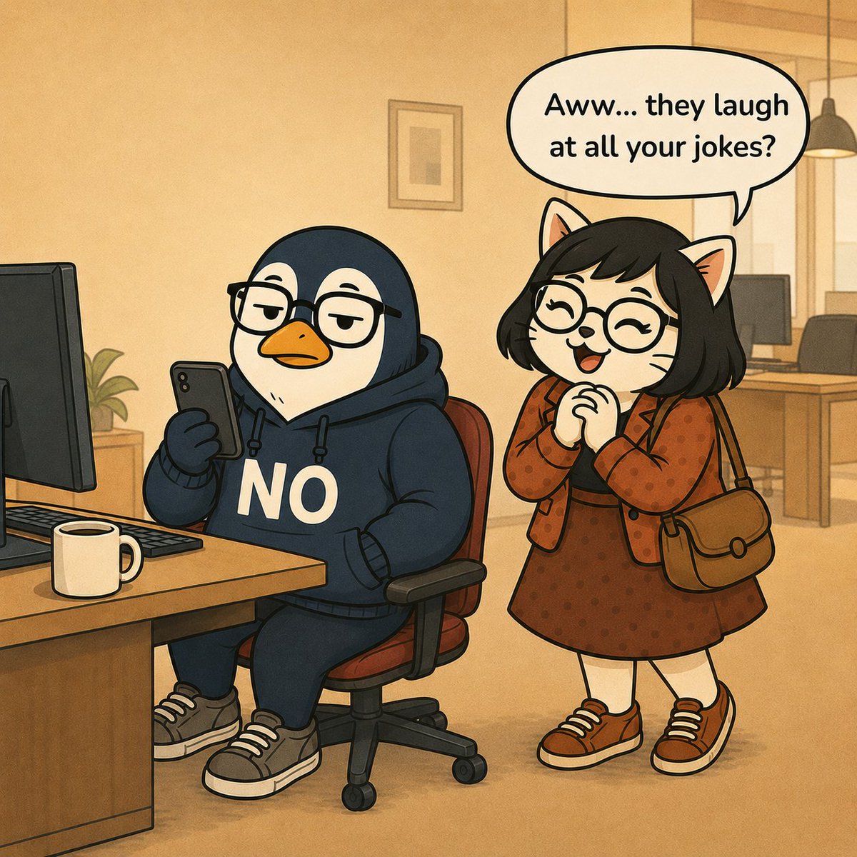 nullwingdev's tweet photo. "They always reply with 'rs'."
"I'm a Rust developer."

In Brazil, "rs" means laughter. In Rust, it's a source file. Guess which one he's here for.

#Nullwing #WebComic #DevHumor #RustLang #ProgrammingHumor https://t.co/BbMiX0Ymse