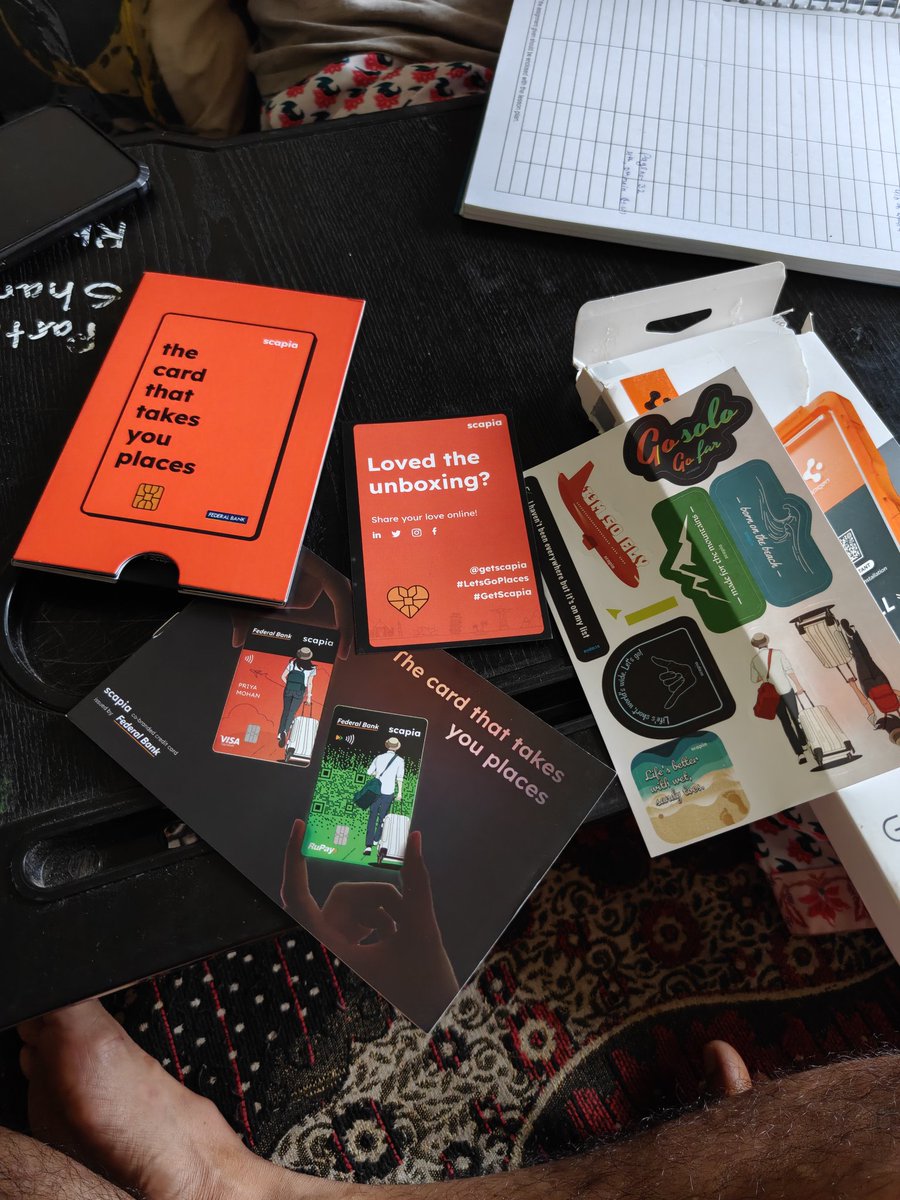 sumitmeetg2007's tweet photo. @getscapia Can't wait for my next adventure! ✈️ This Scapia travel card is a game-changer. So many convenient services and hassle-free delivery. Loving it! ❤️ #LetsGoPlaces #GetScapia https://t.co/6on183ckMk