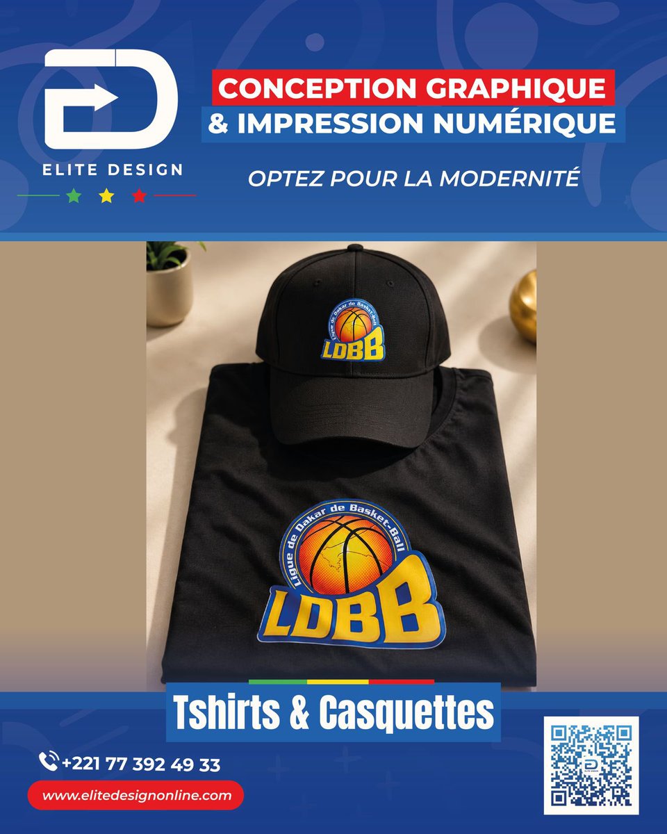 elitedesigngraf's tweet photo. 🏀✨ Faites rayonner votre image avec des objets publicitaires personnalisés ! ✨🏀

Chez Elite Design, nous transformons votre identité visuelle en supports promotionnels de qualité professionnelle : 🎁

✅ T-shirts personnalisés
✅ Casquettes
✅ Mugs & gourdes
✅ Stylos publicitaires
✅ Clés USB personnalisées
✅ Badges
✅ Carnets & blocs-notes
✅ Sacs cadeaux personnalisés

Offrez à votre organisation, entreprise ou événement une visibilité durable grâce à des objets publicitaires élégants et impactants.

🎨 Conception graphique & impression numérique de haute qualité
🚀 Des solutions modernes pour valoriser votre marque

📞 Contact : +221 77 392 49 33
🌐 https://t.co/4dN9crgosY

#EliteDesign #ObjetsPublicitaires #Personnalisation #Branding #Marketing #CommunicationVisuelle #ImpressionNumerique #Dakar #Sénégal #Goodies #Publicité #LDBB