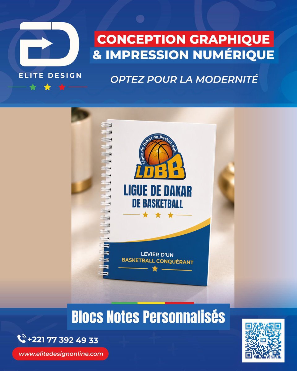 elitedesigngraf's tweet photo. 🏀✨ Faites rayonner votre image avec des objets publicitaires personnalisés ! ✨🏀

Chez Elite Design, nous transformons votre identité visuelle en supports promotionnels de qualité professionnelle : 🎁

✅ T-shirts personnalisés
✅ Casquettes
✅ Mugs & gourdes
✅ Stylos publicitaires
✅ Clés USB personnalisées
✅ Badges
✅ Carnets & blocs-notes
✅ Sacs cadeaux personnalisés

Offrez à votre organisation, entreprise ou événement une visibilité durable grâce à des objets publicitaires élégants et impactants.

🎨 Conception graphique & impression numérique de haute qualité
🚀 Des solutions modernes pour valoriser votre marque

📞 Contact : +221 77 392 49 33
🌐 https://t.co/4dN9crgosY

#EliteDesign #ObjetsPublicitaires #Personnalisation #Branding #Marketing #CommunicationVisuelle #ImpressionNumerique #Dakar #Sénégal #Goodies #Publicité #LDBB