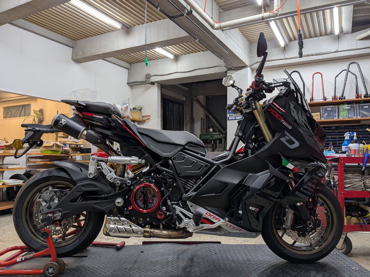 volto28's tweet photo. DRAGSTER700LE
新車納車整備です✨️ https://t.co/AVXM3NmHOm