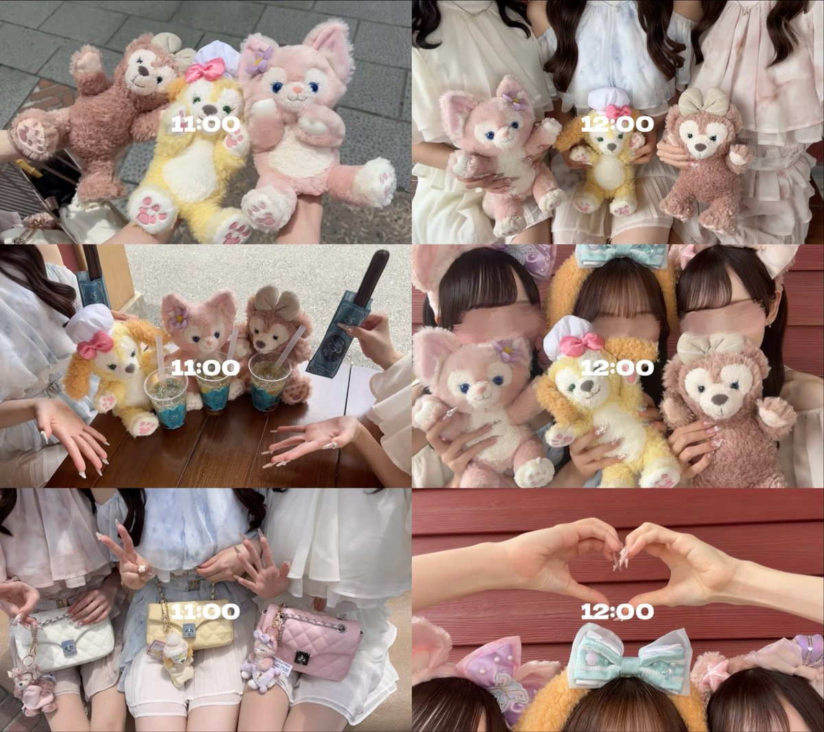 ホビ垢すずちゃん達のディズニーsetlog(՞⸝⸝ɞ̴̶̷ ·̫ ‹⸝⸝)➰🎀