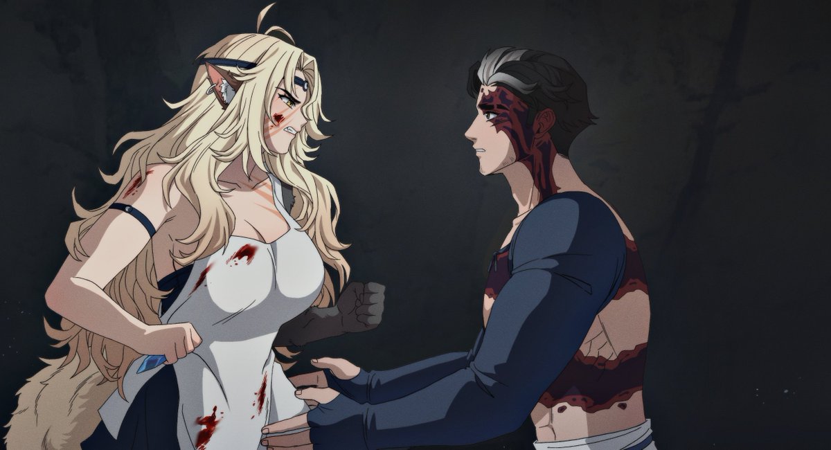 RyuukusnpaiartS's tweet photo. Deadlock AU - Princess Mononoke (1/2)

Hello everyone!!! Enjoy these series of artworks I made for my favorite pairing!!! If you got any questions about this AU you can just comment down!!!(yes vyper is the forest god) hope you all love it! <3 
#Deadlock #Silver #Venator https://t.co/6Pubc1R9LX