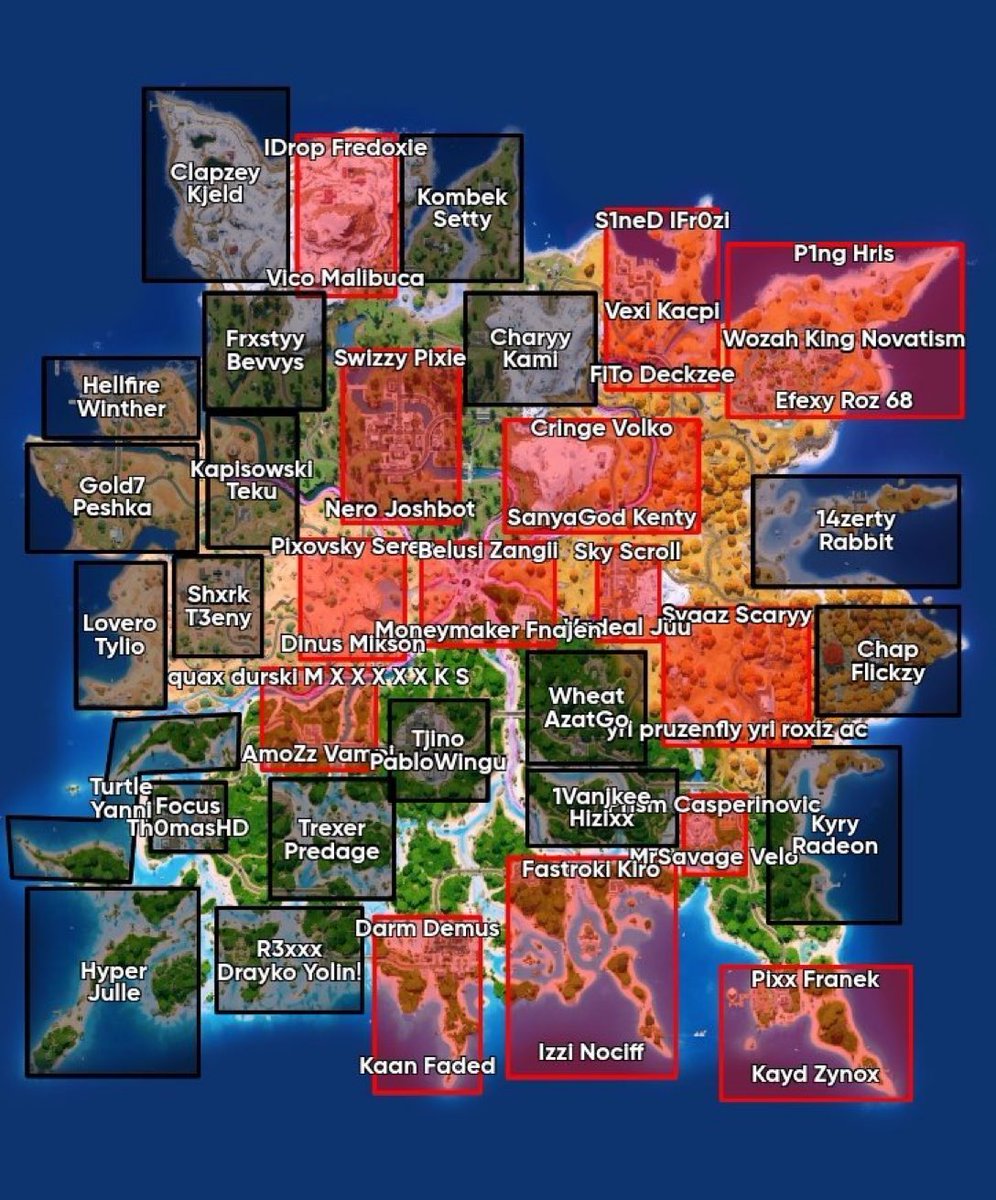 HvkRed212's tweet photo. My top 10 EU div 1 final predictions 👀

🥇Shxrk T3eny 
🥈Tjino Pablowingu 
🥉Chap Flickzy
4️⃣ Darm Demus
5️⃣ Swizzy Pixie
6️⃣ Idrop Fredoxie 
7️⃣ Sky Scroll 
8️⃣ Wheat Azatgo 
9️⃣ Focus Thomashd
1️⃣0️⃣ Pixx Franek https://t.co/OB1ASL8osh