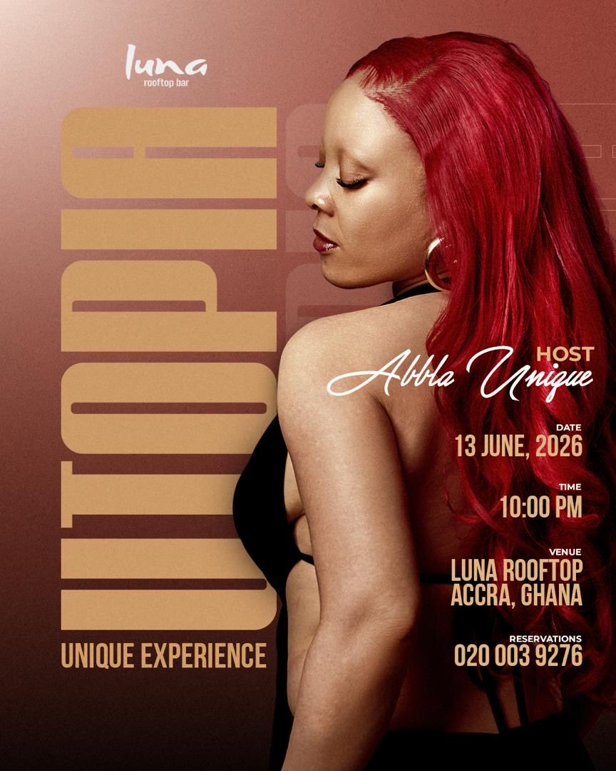 Abbla_Unique's tweet photo. It’s an Unique Experience tonight at Luna rooftop. See you there 

RSVP - https://t.co/Hcgz2Cnnpa  or WhatsApp 020 003 9276 ✨ https://t.co/3S1H2flRzx